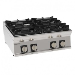 ELEMENT TOP 4 FEUX VIFS - À POSER - GAZ PCG8G7 FURNOTEL