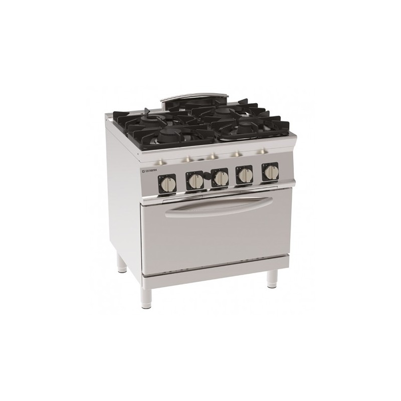 FOURNEAU 4 FEUX / FOUR GAZ GN 2/1 PFG8GG7 FURNOTEL