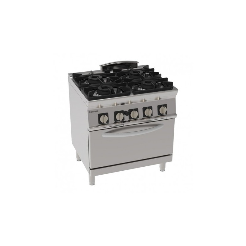 FOURNEAU 4 FEUX SUPER / FOUR GAZ GN 2/1 PFG8SGG7 FURNOTEL