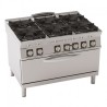 FOURNEAU 6 FEUX / FOUR EXTRA LARGE GAZ PFXG12GG7 FURNOTEL