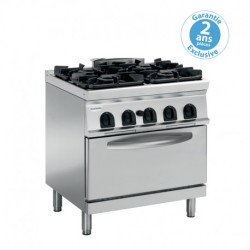 FOURNEAU 4 FEUX / FOUR ÉLECTRIQUE GN 2/1 PFG8G7 FURNOTEL
