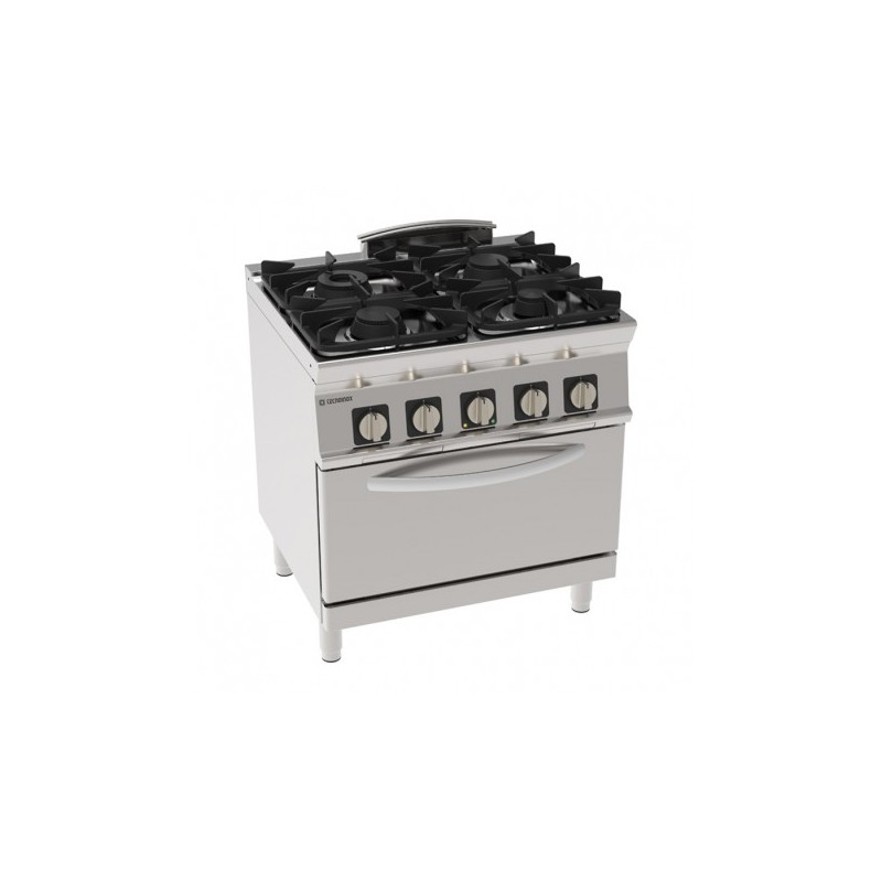 FOURNEAU 4 FEUX / FOUR ÉLECTRIQUE GN1/1 PFG8V7 FURNOTEL