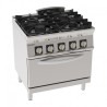 FOURNEAU 4 FEUX / FOUR ÉLECTRIQUE GN1/1 PFG8V7 FURNOTEL