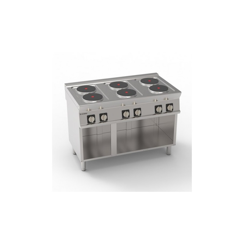 ÉLEMENT MONOBLOC 6 PLAQUES  RONDES PCR12FE7 FURNOTEL
