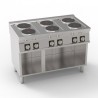 ÉLEMENT MONOBLOC 6 PLAQUES  RONDES PCR12FE7 FURNOTEL
