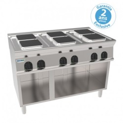 ÉLEMENT MONOBLOC 6 PLAQUES  CARRÉES PCS12FE7 FURNOTEL