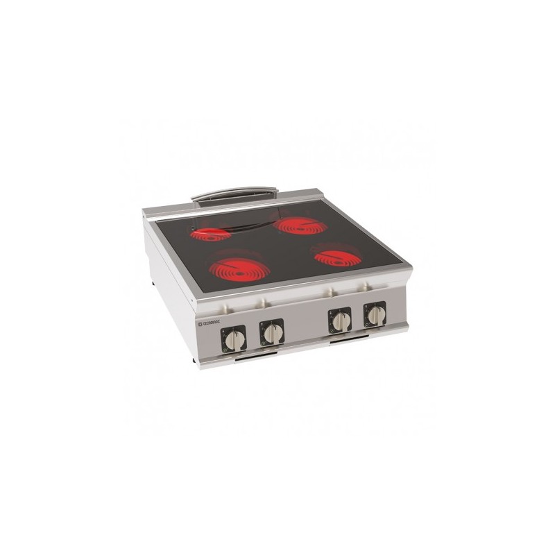 ELEMENT TOP PLAQUE VITROCÉRAM 4 ZONES PCC8E7 FURNOTEL