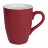 Mug pastel mat en porcelaine Olympia rouge 320ml  CS043 Olympia