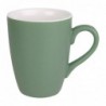 Mug pastel mat en porcelaine Olympia vert 320ml  CS044 Olympia