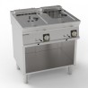 FRITEUSE ÉLECTRIQUE SUR PLACARD OUVERT 2 X 8 L - COMMANDES MÉCANIQUES FR8FE7 FURNOTEL