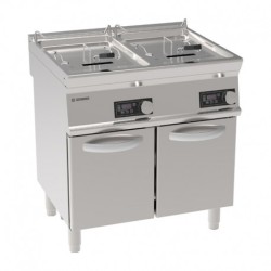 FRITEUSE ÉLECTRIQUE SUR COFFRE COMMANDES ELECTRONIQUES 2  X 13 LITRES FRD83FE7 FURNOTEL