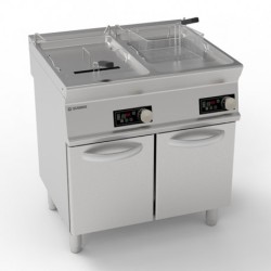 FRITEUSE ÉLECTRIQUE SUR COFFRE COMMANDES ELECTRONIQUES 2 X 17 LITRES FRD87FE7 FURNOTEL