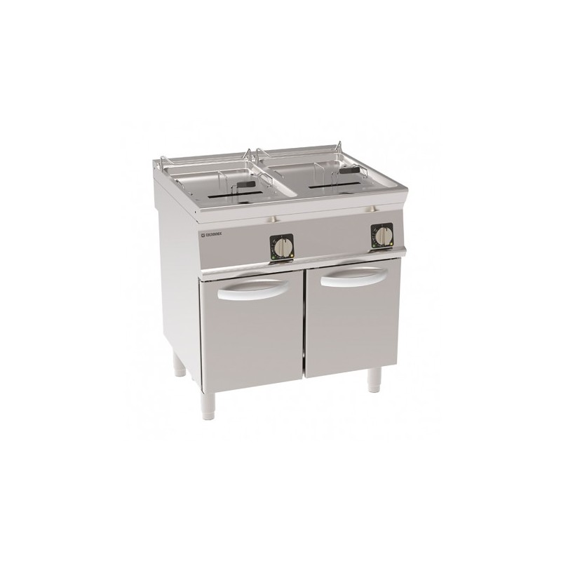 FRITEUSE GAZ 2X 13 L - SUR COFFRE - CUVE EN V FRV83FG7T FURNOTEL