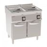 FRITEUSE GAZ 2X 13 L - SUR COFFRE - CUVE EN V FRV83FG7T FURNOTEL