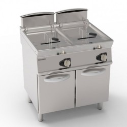 FRITEUSE GAZ 2X 13 L - SUR COFFRE - TUYERES TRAVERSANTES FR83FG7T FURNOTEL