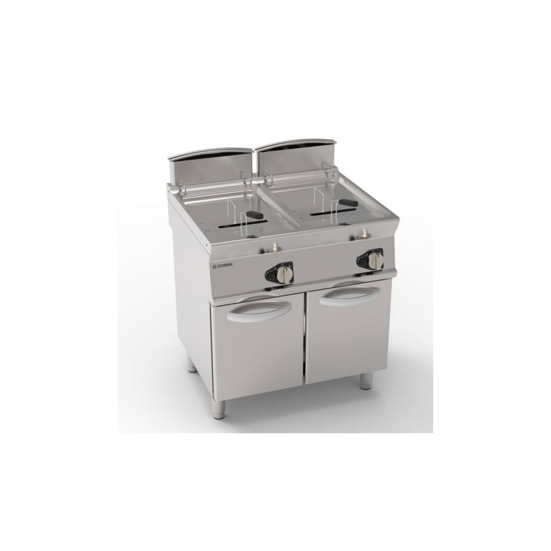 FRITEUSE GAZ 2X 13 L - SUR COFFRE - TUYERES TRAVERSANTES FR83FG7T FURNOTEL