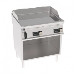 ÉLEMENT MONOBLOC PLAQUE À SNACKER LISSE CHROMÉE - 2 ZONES - COMMANDES ÉLECTRONIQUES FTCD8FE71 FURNOTEL