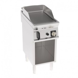 ÉLEMENT MONOBLOC PLAQUE À SNACKER RAINURÉE - 1 ZONE - GAZ FTR4FG71 FURNOTEL