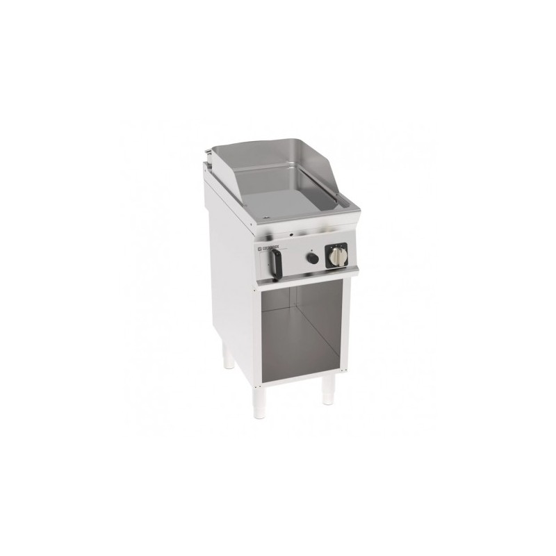 ÉLEMENT MONOBLOC PLAQUE À SNACKER LISSE CHROMÉE - 1 ZONE - GAZ FTC4FG71 FURNOTEL