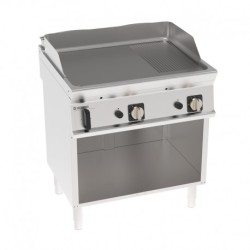 ÉLEMENT MONOBLOC PLAQUE À SNACKER MIXTE - 2 ZONES - GAZ FTR8FG71 FURNOTEL