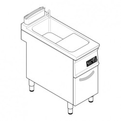 CUISEUR A PATES ELECTRIQUE COMMANDES ELECTRONIQUES 24 LITRES CPD4FE7 FURNOTEL