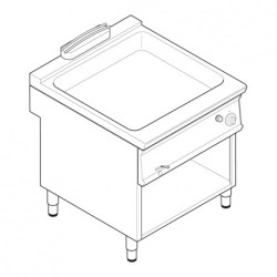 ELEMENT MONOBLOC  BAIN MARIE GAZ GN 2/1 BM8FG7 FURNOTEL