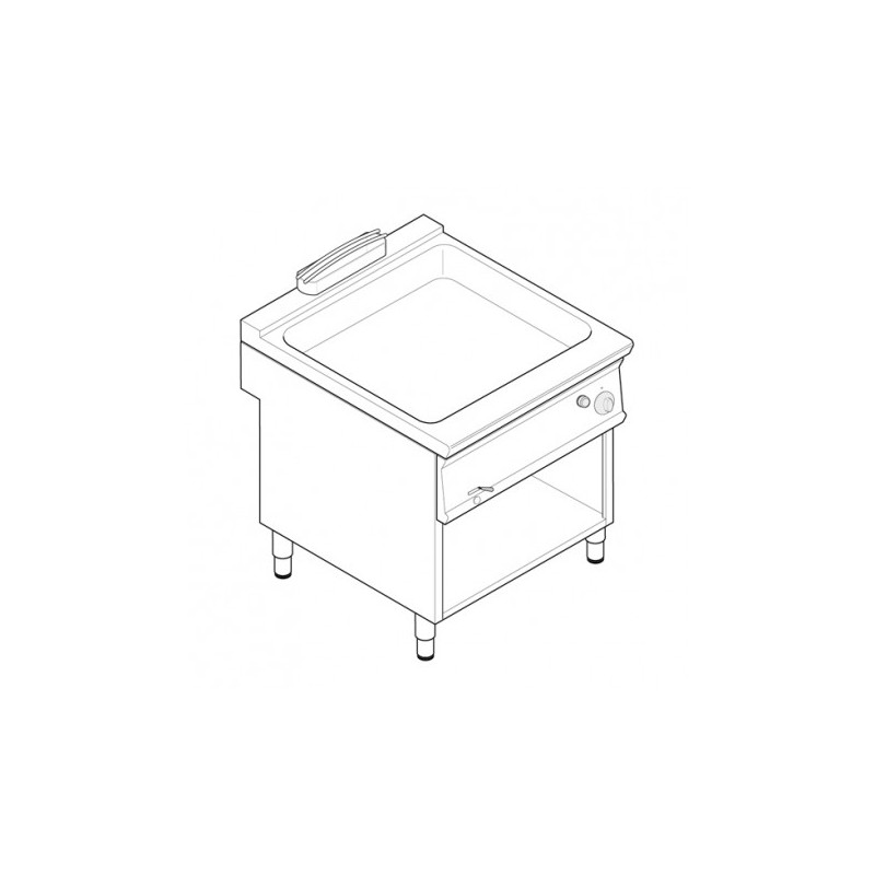 ELEMENT MONOBLOC  BAIN MARIE GAZ GN 2/1 BM8FG7 FURNOTEL