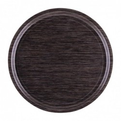 Plateau rond antidérapant Roltex 450mm wengé CS451 Roltex