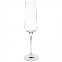 Flûtes à champagne angulaires Olympia Claro One Piece 270 ml (lot de 6) CS467 Olympia