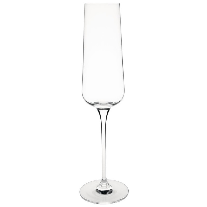 Flûtes à champagne angulaires Olympia Claro One Piece 270 ml (lot de 6) CS467 Olympia Flûtes à champagne angulaires Olympia Claro One Piece 270 ml (lot de 6) CS467 Olympia