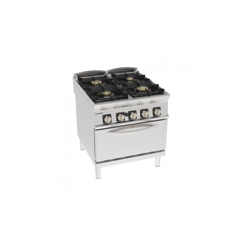 FOURNEAU 4 FEUX / FOUR GAZ GN 2/1 PFH8GG9 FURNOTEL