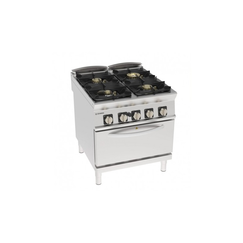 FOURNEAU 4 FEUX SUPER / FOUR GAZ GN 2/1 PFH8SGG9 FURNOTEL