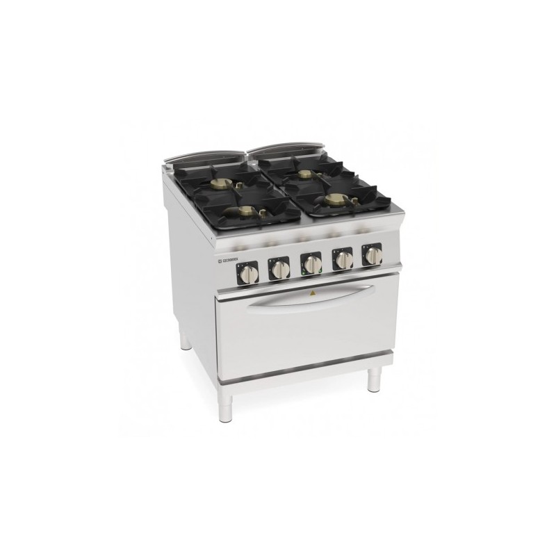 FOURNEAU 4 FEUX / FOUR ELECTRIQUE GN 1/1 PFH8V9 FURNOTEL