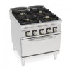 FOURNEAU 4 FEUX / FOUR ELECTRIQUE GN 1/1 PFH8V9 FURNOTEL