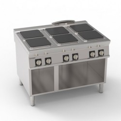 ÉLEMENT MONOBLOC 6 PLAQUES CARRÉES PC12FE9 FURNOTEL