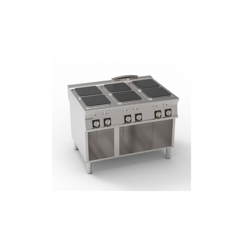 ÉLEMENT MONOBLOC 6 PLAQUES CARRÉES PC12FE9 FURNOTEL