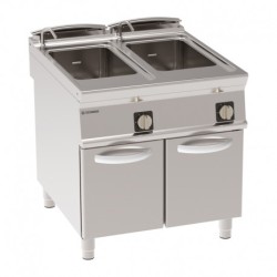 CUISEUR À PÂTES ÉLECTRIQUE 2X 40 L - COMMANDES MÉCANIQUES CP8FE9 FURNOTEL