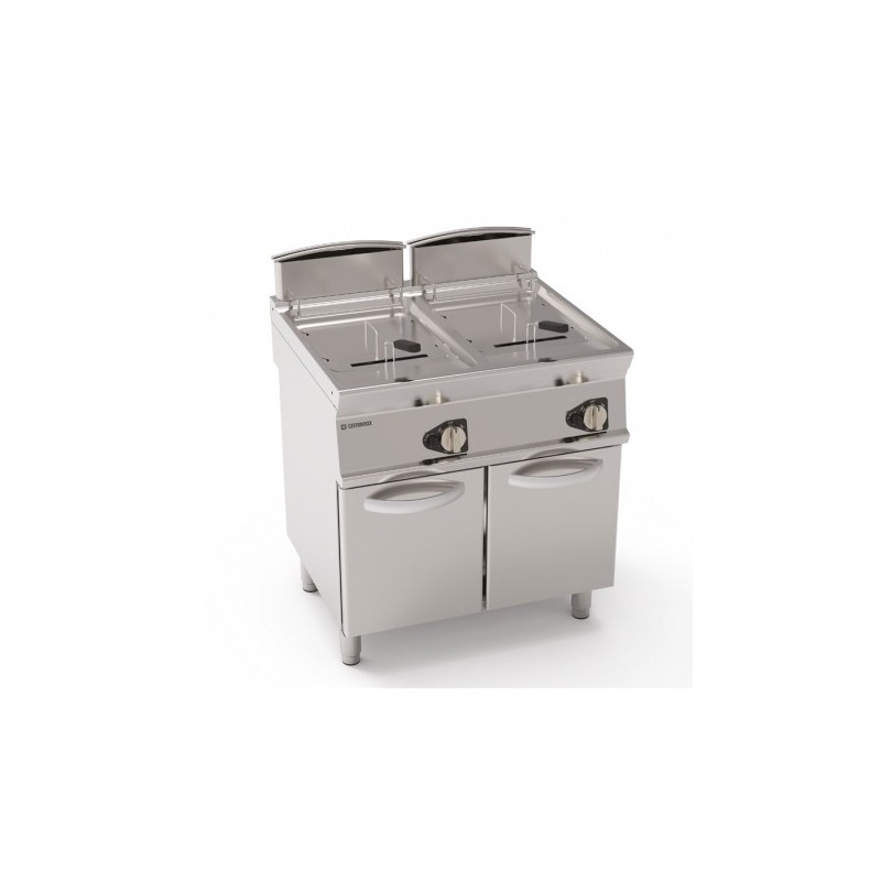 FRITEUSE SUR COFFRE ÉLECTRIQUE 2X 17 L - COMMANDES MÉCANIQUES FR87FE9 FURNOTEL