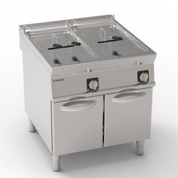 FRITEUSE SUR COFFRE ÉLECTRIQUE 2X 21 L - COMMANDES MÉCANIQUES FR81FE9 FURNOTEL