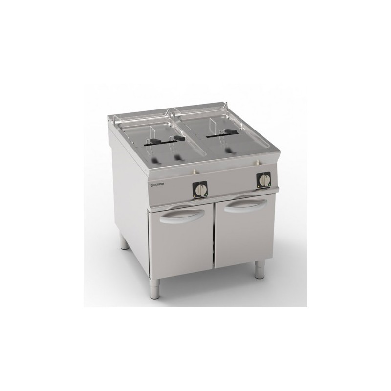 FRITEUSE SUR COFFRE ÉLECTRIQUE 2X 21 L - COMMANDES MÉCANIQUES FR81FE9 FURNOTEL