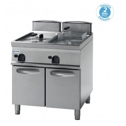 FRITEUSE SUR COFFRE GAZ - 2 X 17 L - TUYÈRES FR87FG9T FURNOTEL