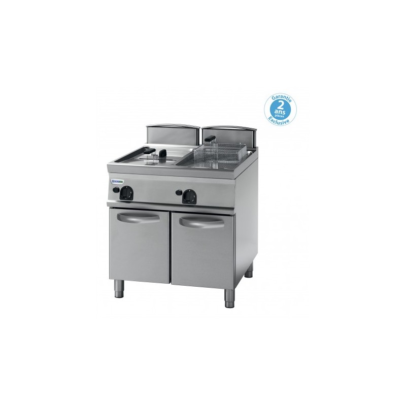 FRITEUSE SUR COFFRE GAZ - 2 X 17 L - TUYÈRES FR87FG9T FURNOTEL