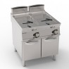FRITEUSE SUR COFFRE GAZ - 2X 21 L - CUVE EN V FRV81FG9T FURNOTEL