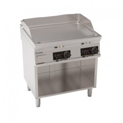 ÉLEMENT MONOBLOC PLAQUE À SNACKER LISSE - COMMANDES ÉLECTRONIQUES - 2 ZONES FTLD8FE91 FURNOTEL