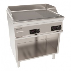 ÉLEMENT MONOBLOC PLAQUE À SNACKER MIXTE - COMMANDES ÉLECTRONIQUES - 2 ZONES FTRD8FE91 FURNOTEL