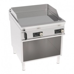 ÉLEMENT MONOBLOC PLAQUE À SNACKER LISSE CHROMÉE - COMMANDES ÉLECTRONIQUES - 2 ZONES FTCD8FE91 FURNOTEL