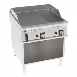 ÉLEMENT MONOBLOC PLAQUE À SNACKER MIXTE - GAZ - 2 ZONES FTR8FG91 FURNOTEL