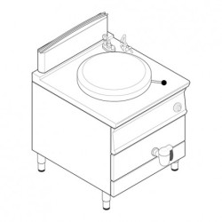 MARMITE GAZ CHAUFFE INDIRECTE 100 L P81FIG9 FURNOTEL