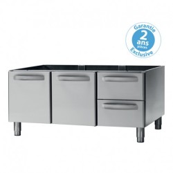 SOUBASSEMENT NEUTRE - PLACARD 2 PORTES + 2 TIROIRS VNC12L9 FURNOTEL
