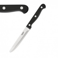 Couteaux à steak arrondis Olympia noirs (x12) CS716 Olympia